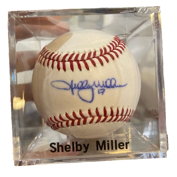 Shelby Miller Signed OML Baseball MLB Tigers, Cardinals, Braves All Star - Picture 1 of 8